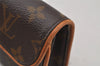 Auth Louis Vuitton Monogram Pochette Florentine Pouch Waist Bag M51855 LV 6774J