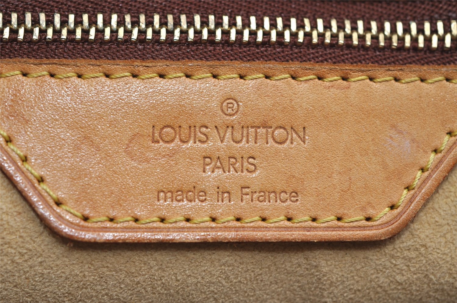 Authentic Louis Vuitton Monogram Luco Shoulder Tote Bag M51155 LV Junk 6775I