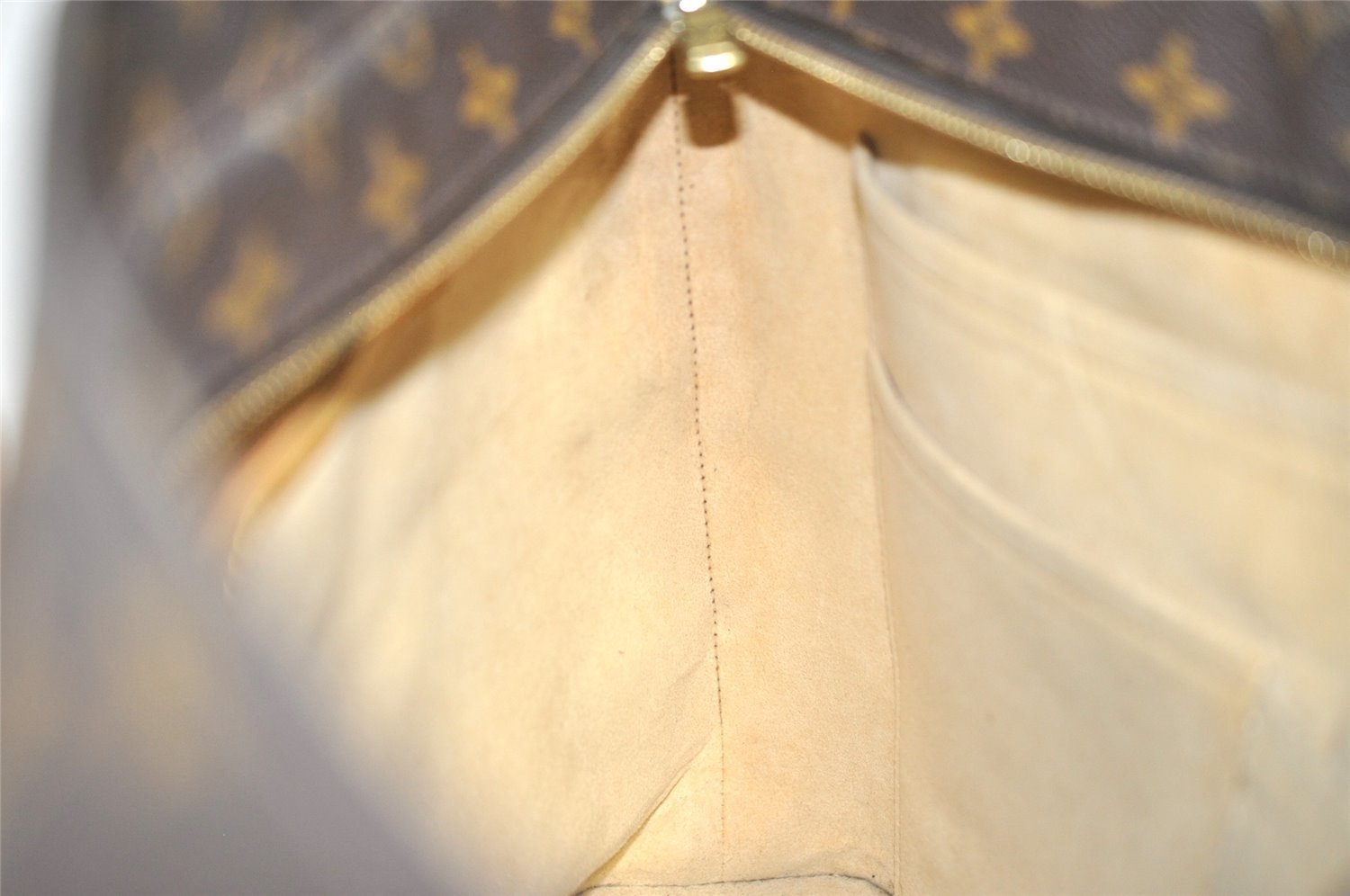 Authentic Louis Vuitton Monogram Luco Shoulder Tote Bag M51155 LV Junk 6775I