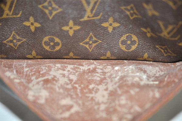 Authentic Louis Vuitton Monogram Compiegne 28 Clutch Hand Bag M51845 LV 6776I