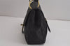 Authentic GUCCI Shoulder Hand Bag Purse GG Canvas Leather 90643 Black 6776J