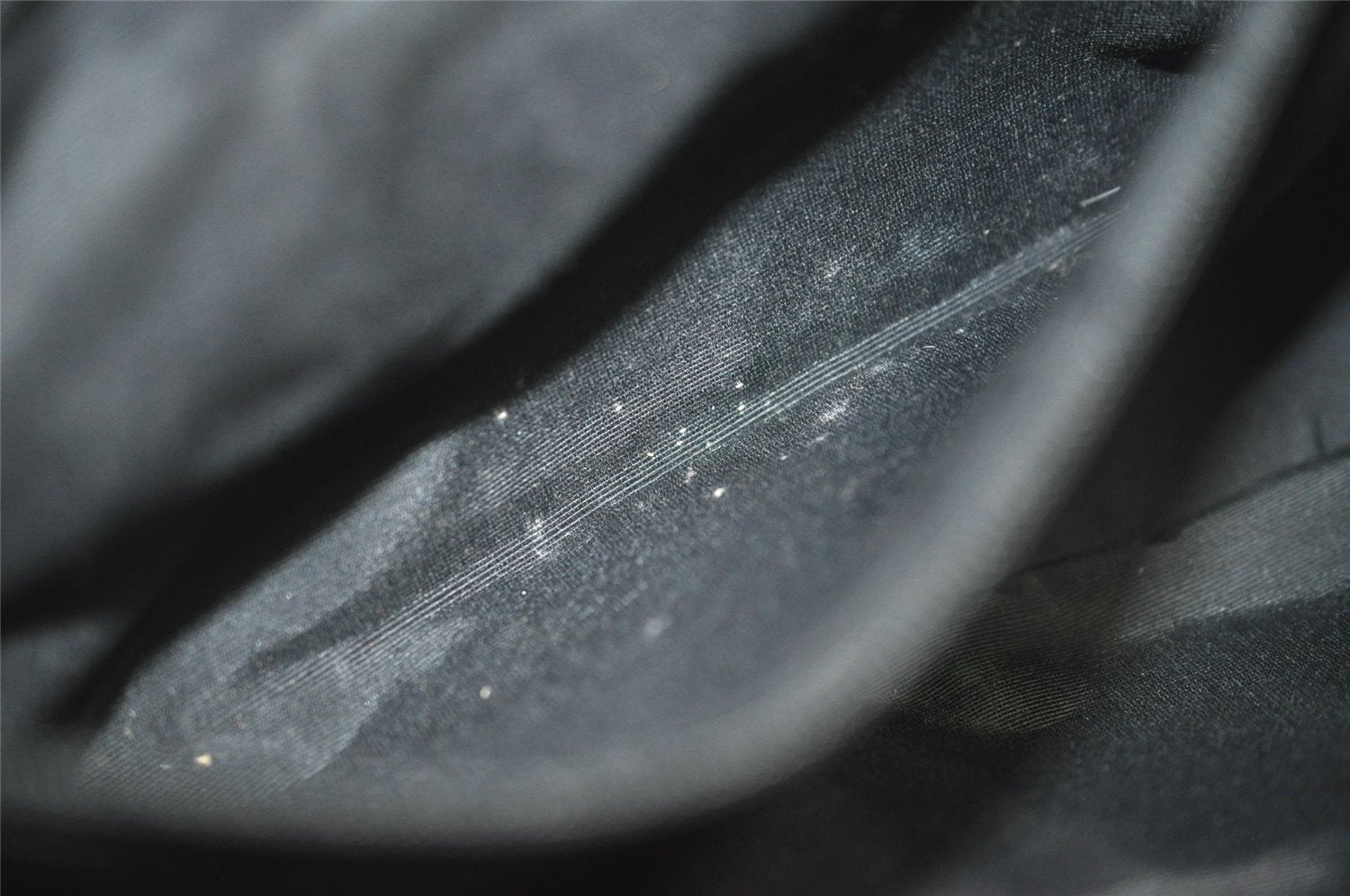 Authentic GUCCI Shoulder Hand Bag Purse GG Canvas Leather 90643 Black 6776J