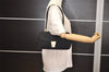 Authentic GUCCI Shoulder Hand Bag Purse GG Canvas Leather 90643 Black 6776J