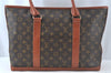 Auth Louis Vuitton Monogram Sac Weekend PM Vintage Tote Hand Bag M42425 LV 6777J