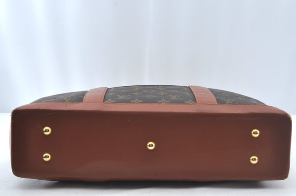 Auth Louis Vuitton Monogram Sac Weekend PM Vintage Tote Hand Bag M42425 LV 6777J