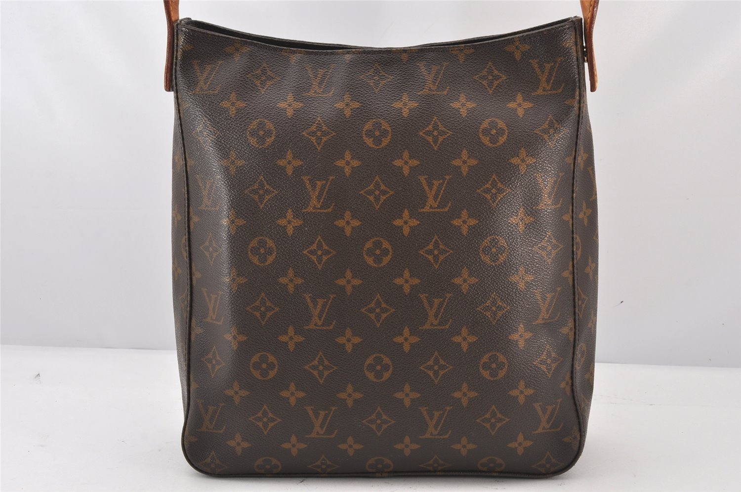 Authentic Louis Vuitton Monogram Looping GM Shoulder Bag M51145 LV 6778K