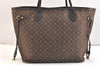 Authentic Louis Vuitton Monogram Idylle Neverfull MM Tote Bag M40513 Brown 6779K