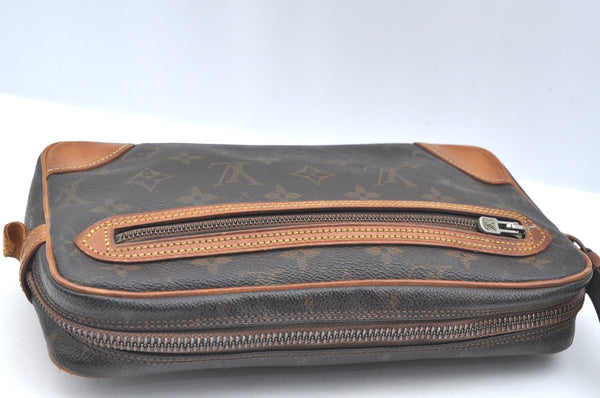 Authentic Louis Vuitton Monogram Marly Dragonne Clutch Hand Bag Old Model 6780H