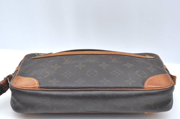 Authentic Louis Vuitton Monogram Marly Dragonne Clutch Hand Bag Old Model 6780H