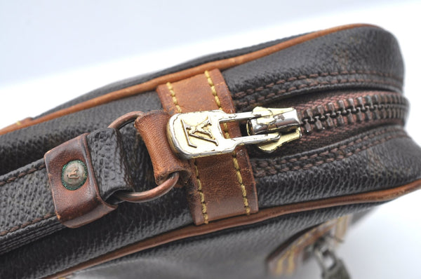 Authentic Louis Vuitton Monogram Marly Dragonne Clutch Hand Bag Old Model 6780H