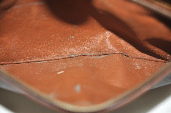 Authentic Louis Vuitton Monogram Marly Dragonne Clutch Hand Bag Old Model 6780H