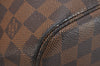 Authentic Louis Vuitton Damier Neverfull MM Shoulder Tote Bag N51105 LV 6781J