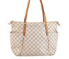 Authentic Louis Vuitton Damier Azur Totally MM Tote Bag N51262 LV 6781K