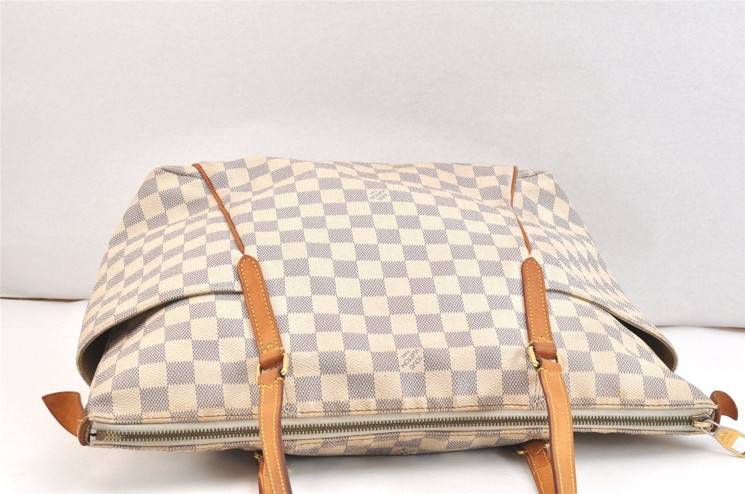 Authentic Louis Vuitton Damier Azur Totally MM Tote Bag N51262 LV 6781K