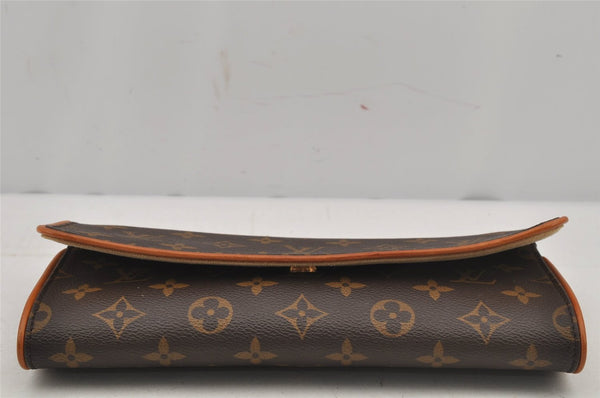 Authentic Louis Vuitton Monogram Pochette Twin GM Shoulder Bag M51852 LV 6782J