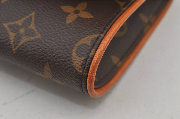 Authentic Louis Vuitton Monogram Pochette Twin GM Shoulder Bag M51852 LV 6782J