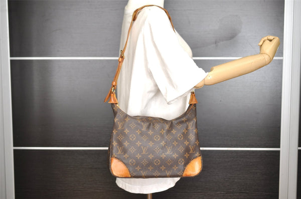 Authentic Louis Vuitton Monogram Boulogne 30 Shoulder Cross Bag M52165 LV 6783I