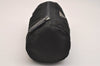 Authentic PRADA Vintage Nylon Tessuto Leather Pouch Purse Black 6783J