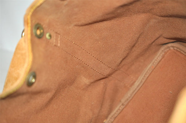 Authentic Louis Vuitton Monogram Petit Noe M42226 Shoulder Drawstring Bag 6784I