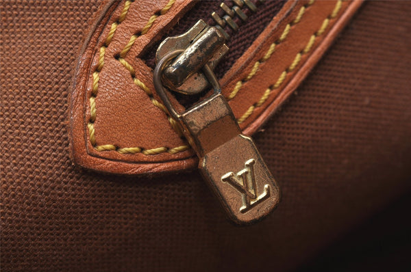 Authentic Louis Vuitton Monogram Gibeciere MM Shoulder Bag M42247 Junk 6786I