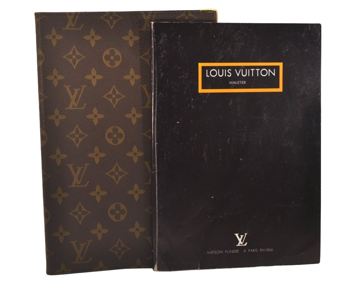 Authentic Louis Vuitton Monogram Agenda Bureau Note Book Cover Old Model 6787J