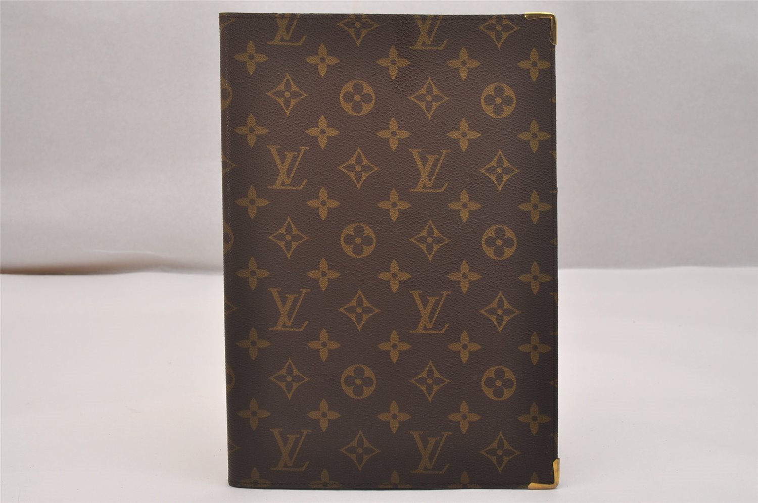 Authentic Louis Vuitton Monogram Agenda Bureau Note Book Cover Old Model 6787J