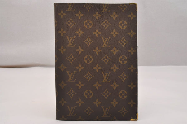 Authentic Louis Vuitton Monogram Agenda Bureau Note Book Cover Old Model 6787J