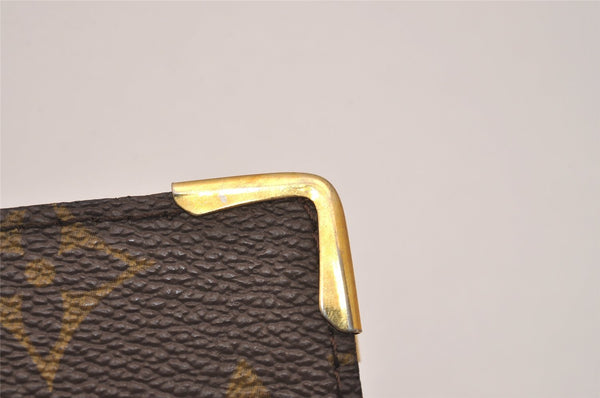 Authentic Louis Vuitton Monogram Agenda Bureau Note Book Cover Old Model 6787J