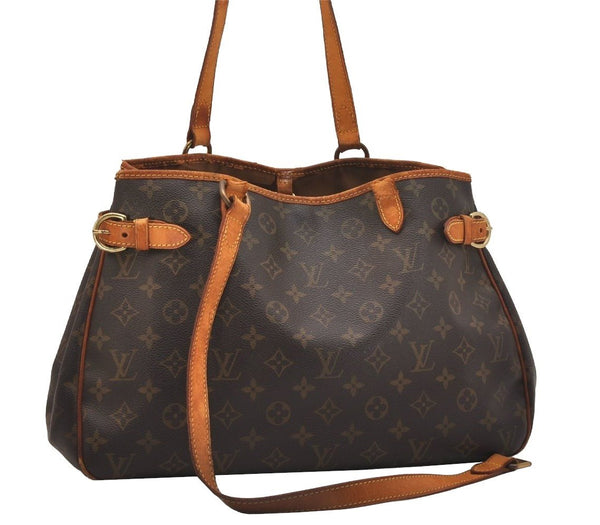 Auth Louis Vuitton Monogram Batignolles Horizontal Tote Bag M51154 LV Junk 6788J