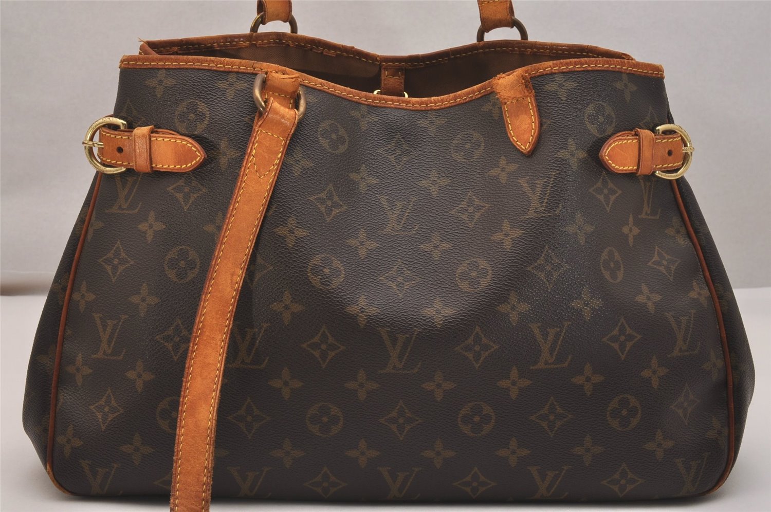 Auth Louis Vuitton Monogram Batignolles Horizontal Tote Bag M51154 LV Junk 6788J