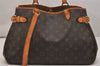 Auth Louis Vuitton Monogram Batignolles Horizontal Tote Bag M51154 LV Junk 6788J