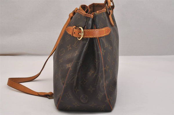 Auth Louis Vuitton Monogram Batignolles Horizontal Tote Bag M51154 LV Junk 6788J