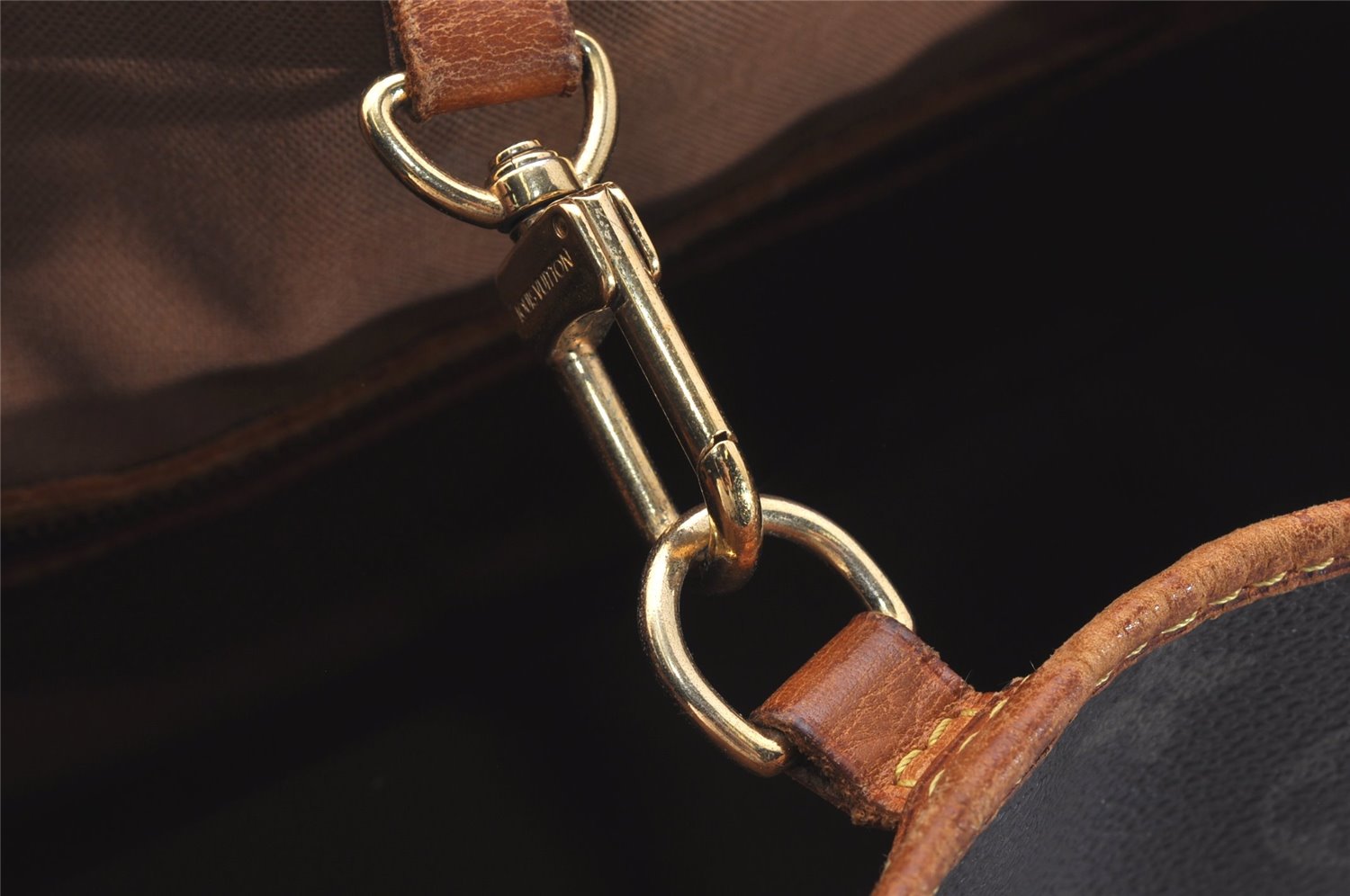 Auth Louis Vuitton Monogram Batignolles Horizontal Tote Bag M51154 LV Junk 6788J