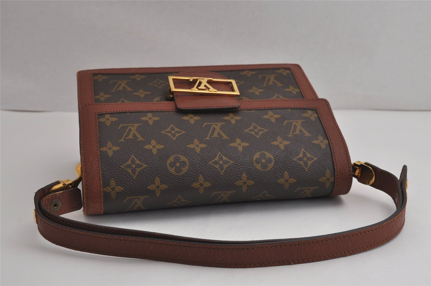 Auth Louis Vuitton Monogram Sac Dauphine 2Way Shoulder Hand Bag Old Model 6789J