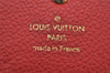 Auth Louis Vuitton Monogram Empreinte Pochette Cles Coin Purse M60634 Red 6789K