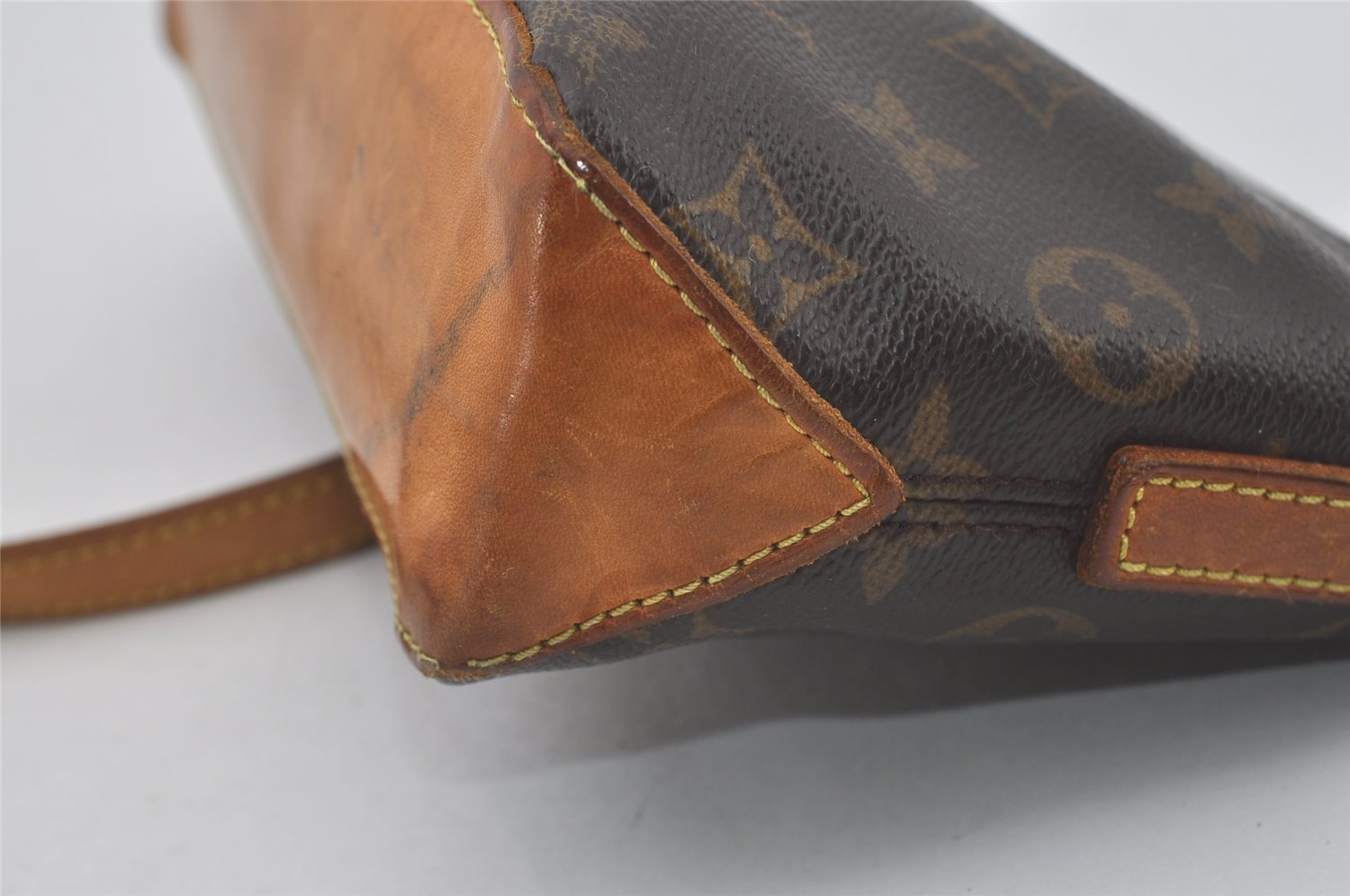 Authentic Louis Vuitton Monogram Trotteur Shoulder Cross Bag M51240 Junk 6791I