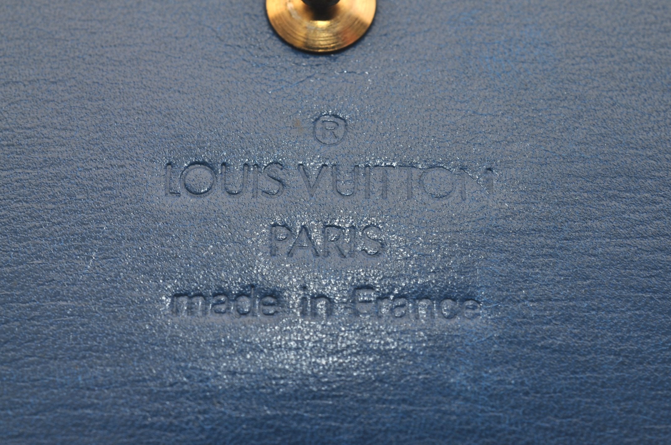 Auth Louis Vuitton Epi Pochette Porte Monnaie Credit Wallet Blue M63575 LV 6791J