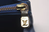 Auth Louis Vuitton Epi Pochette Porte Monnaie Credit Wallet Blue M63575 LV 6791J