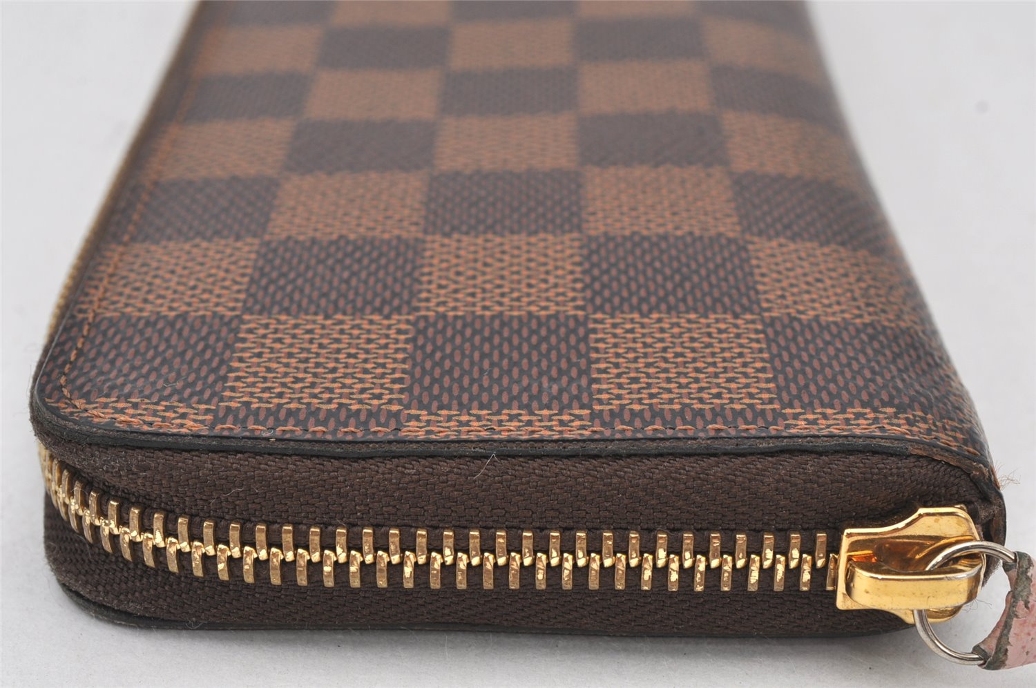 Authentic Louis Vuitton Damier Portefeuille Clemence Wallet Pink N41626 LV 6791K