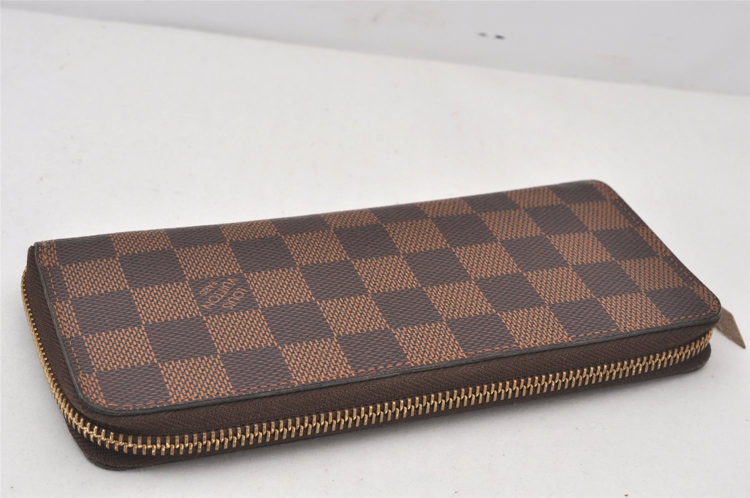 Authentic Louis Vuitton Damier Portefeuille Clemence Wallet Pink N41626 LV 6791K