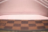 Authentic Louis Vuitton Damier Portefeuille Clemence Wallet Pink N41626 LV 6791K