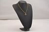 Authentic Christian Dior Gold Tone Chain Pendant Necklace CD 6792J