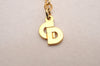 Authentic Christian Dior Gold Tone Chain Pendant Necklace CD 6792J