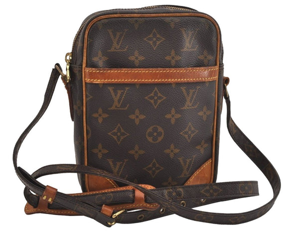 Authentic Louis Vuitton Monogram Danube Shoulder Cross Bag M45266 Junk 6793J