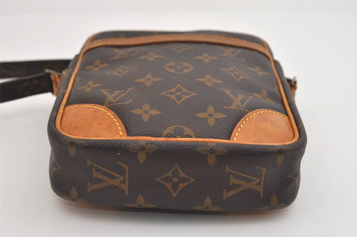 Authentic Louis Vuitton Monogram Danube Shoulder Cross Bag M45266 Junk 6793J