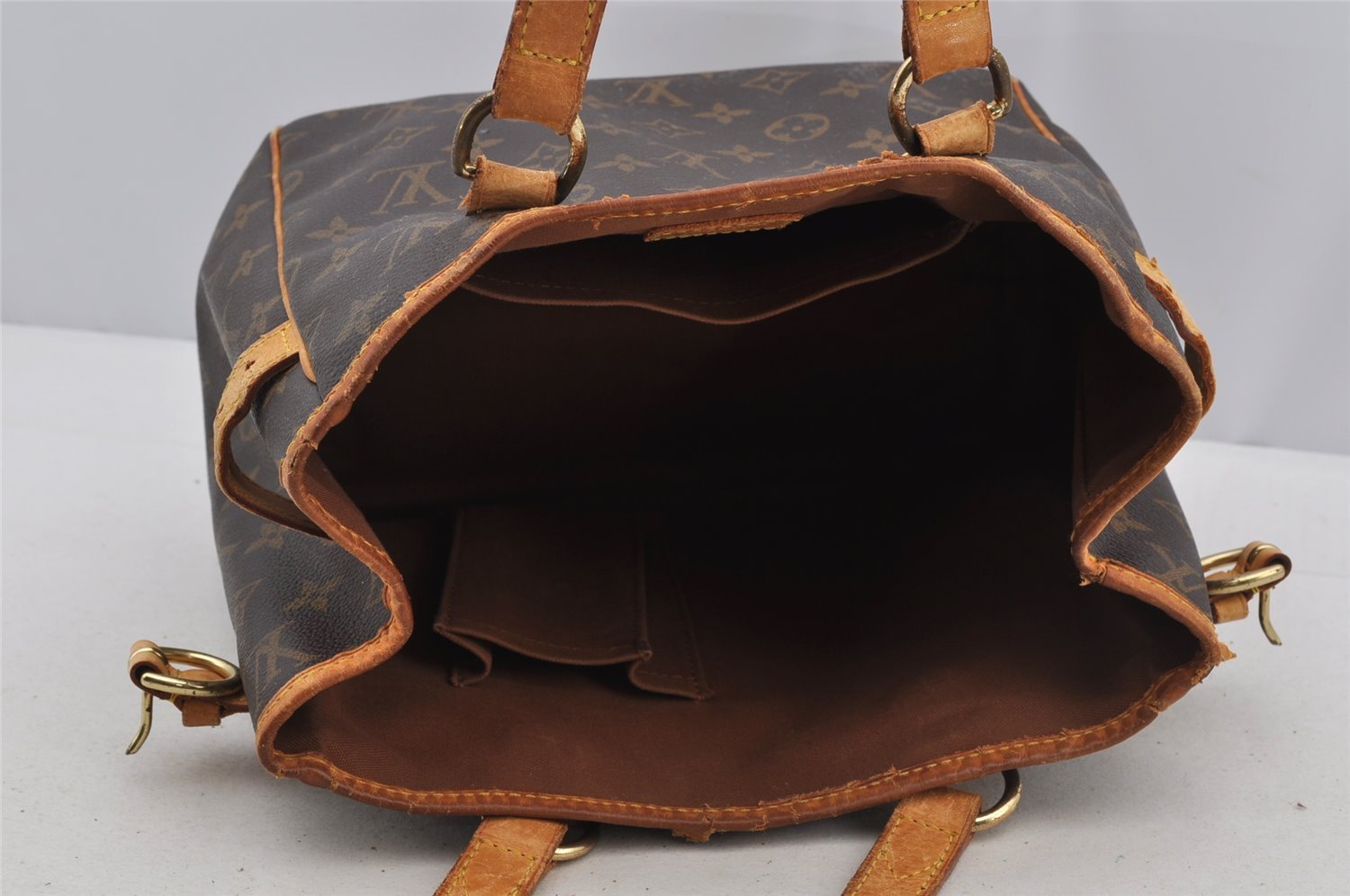 Authentic Louis Vuitton Monogram Batignolles Hand Tote Bag M51156 LV 6794I