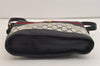 Authentic GUCCI Sherry Line Shoulder Cross Bag Purse GG PVC Leather Navy 6795J