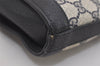 Authentic GUCCI Sherry Line Shoulder Cross Bag Purse GG PVC Leather Navy 6795J