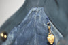 Authentic GUCCI Sherry Line Shoulder Cross Bag Purse GG PVC Leather Navy 6795J