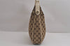 Authentic GUCCI Charmy Shoulder Bag GG Canvas Leather 153010 Brown 6796J